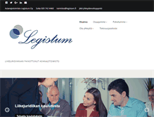 Tablet Screenshot of legistum.fi
